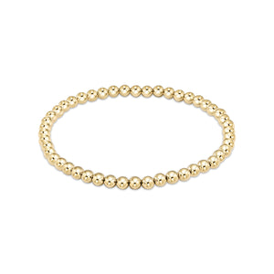 Classic Gold 4mm Bead Bracelet