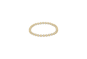 Classic Joy Pattern 4mm Mixed Metal Bracelet