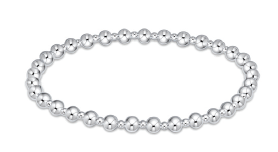 Classic Grateful pattern Sterling 4mm Bracelet