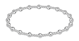 Classic Sincerity Pattern 4mm Sterling Bracelet