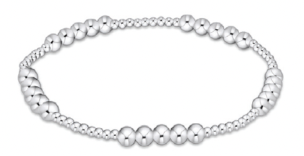 Classic Blissful Pattern 2mm Sterling Bracelet