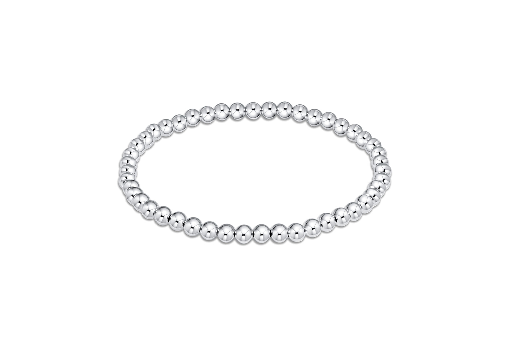 Classic Sterling 4mm Bead Bracelet