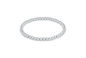 Classic Sterling 4mm Bead Bracelet