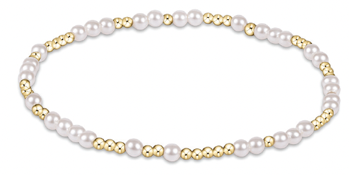 Extends Hope Unwritten 3mm Bead Bracelet Pearl