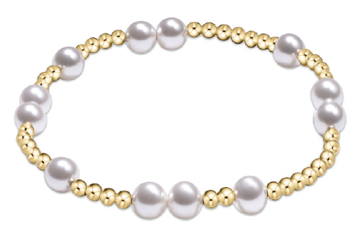 Extends Hope Unwritten 6mm Bed Bracelet Pearl