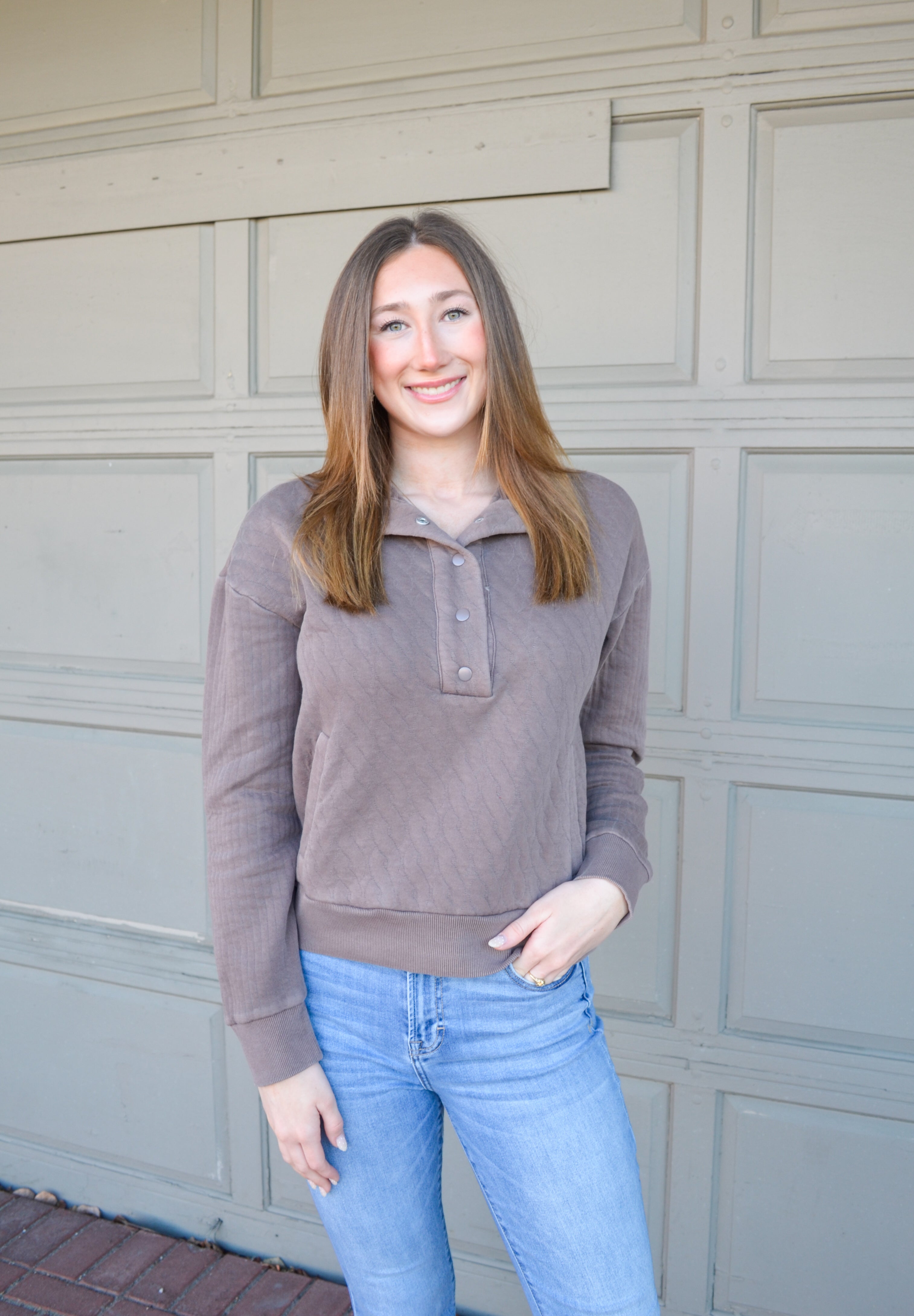 Plum Look My Way Pullover