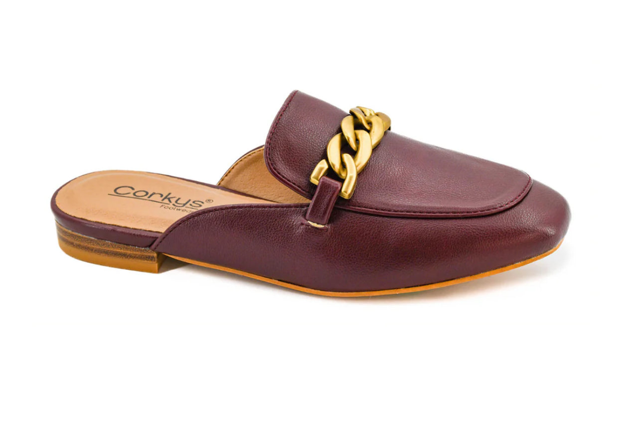 Keepsake Mule in Burgundy