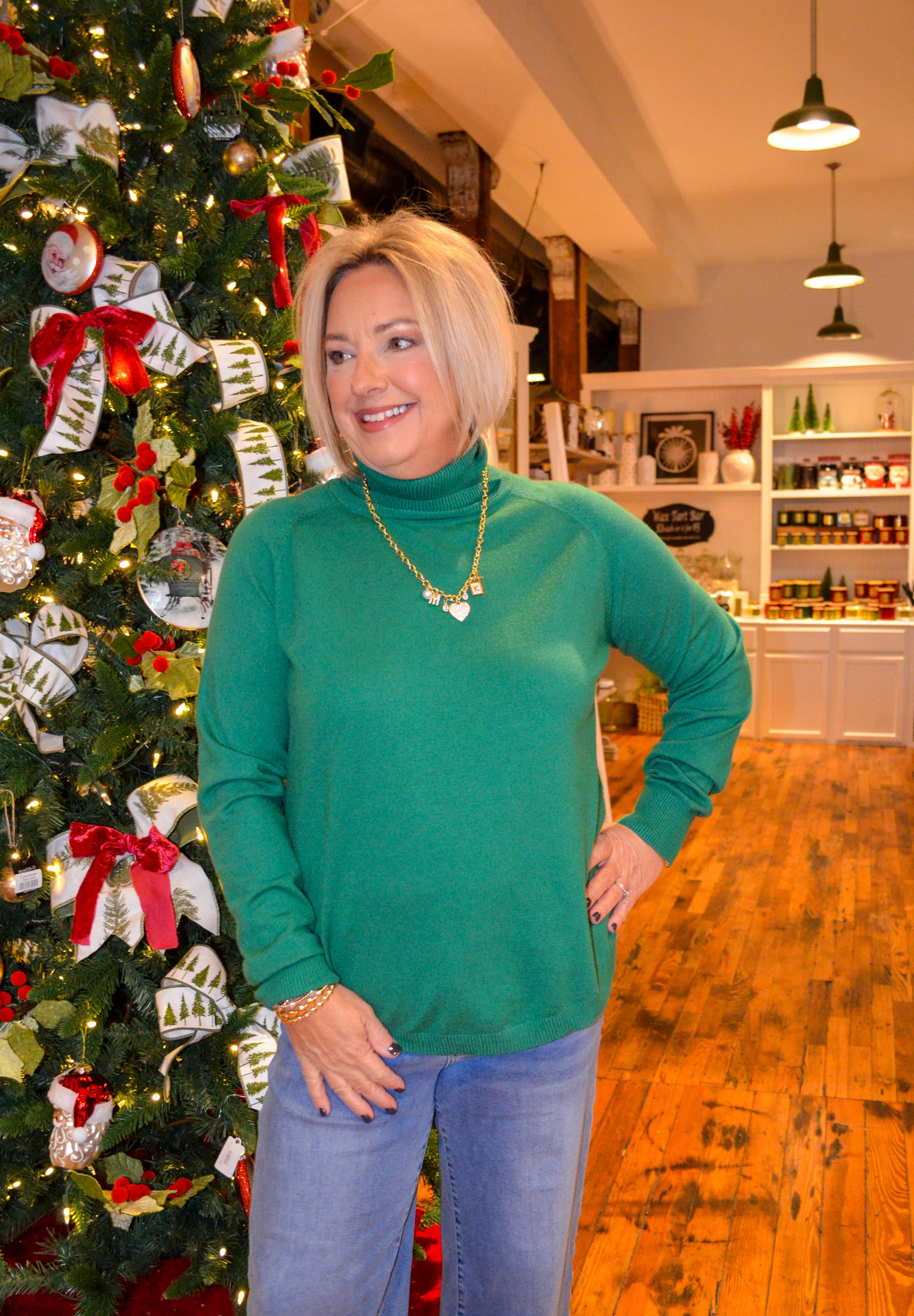 Best Version Sweater in Green