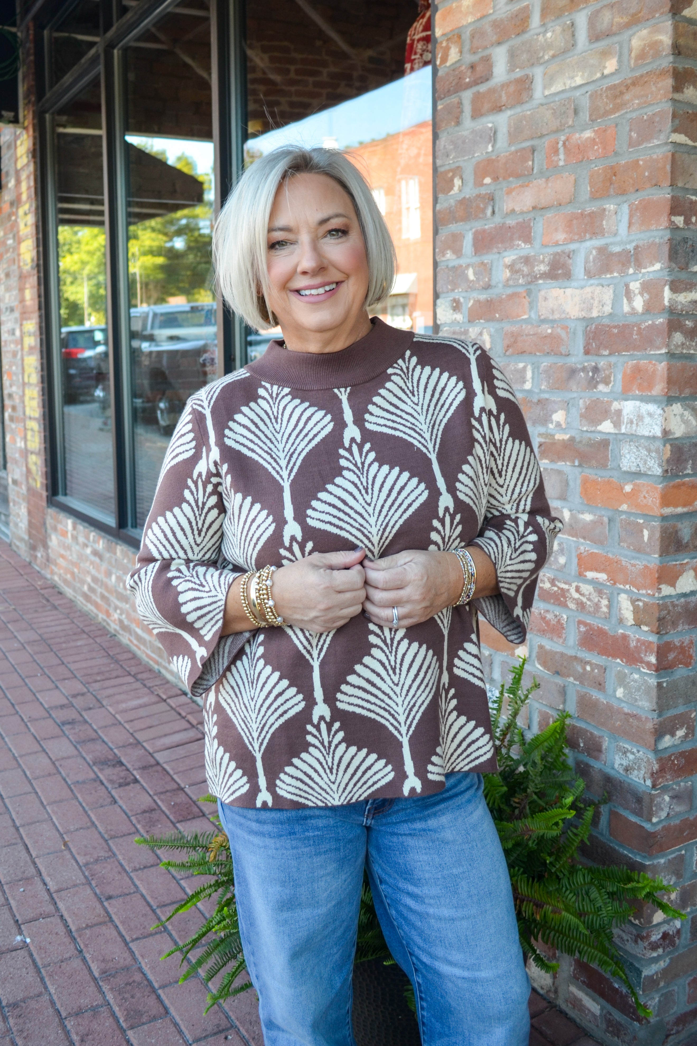 Brown Sweet Charmer Sweater
