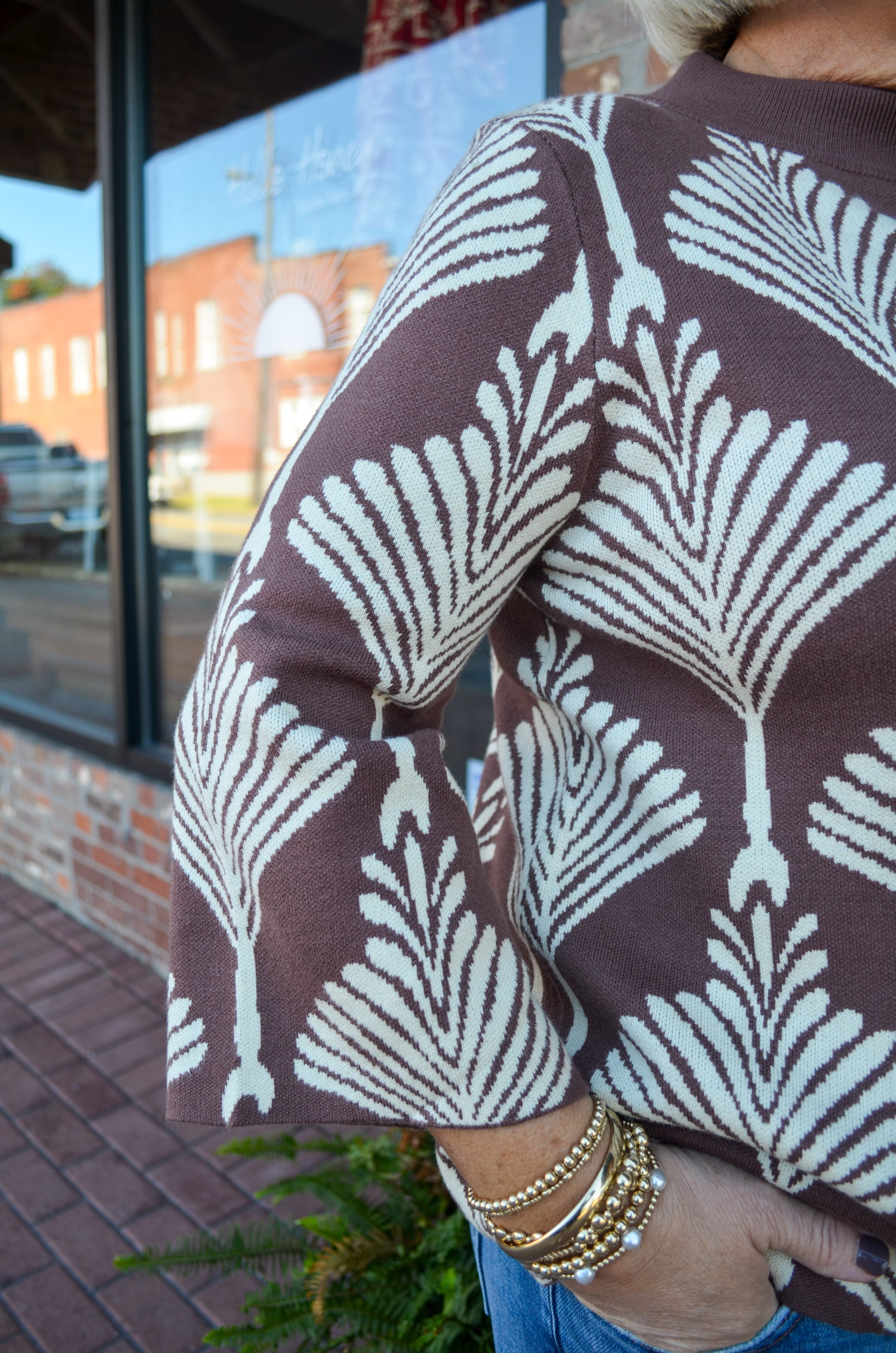 Brown Sweet Charmer Sweater