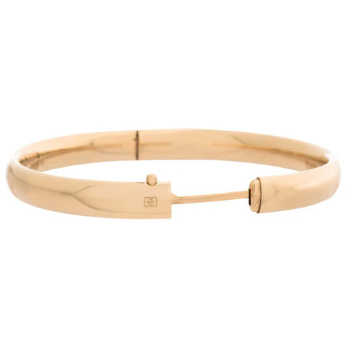 Cherish Gold Bangle Bracelet Medium