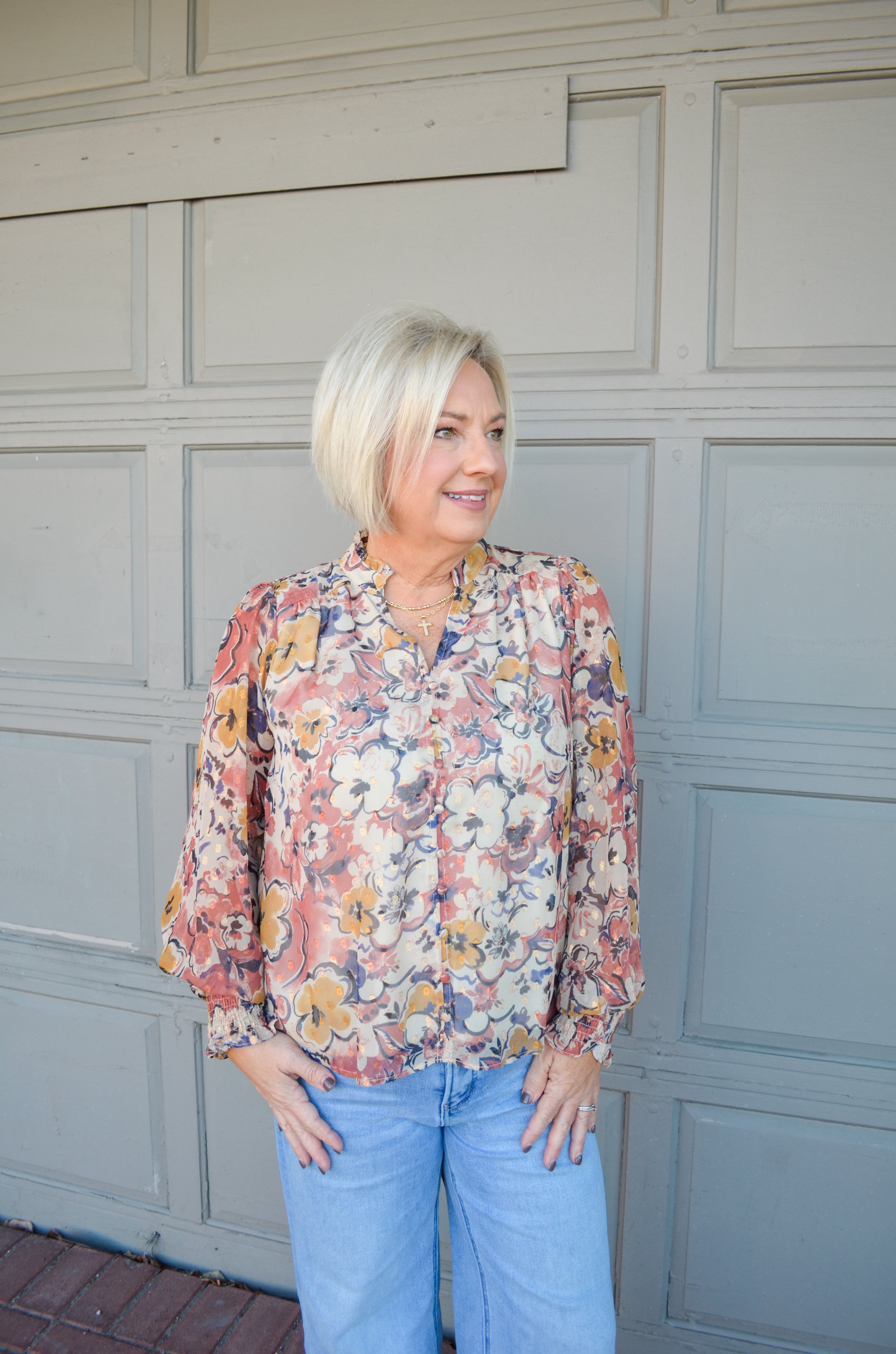 More To Say Long Sleeve Blouse