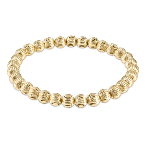 Dignity Gold 6mm Bead Bracelet