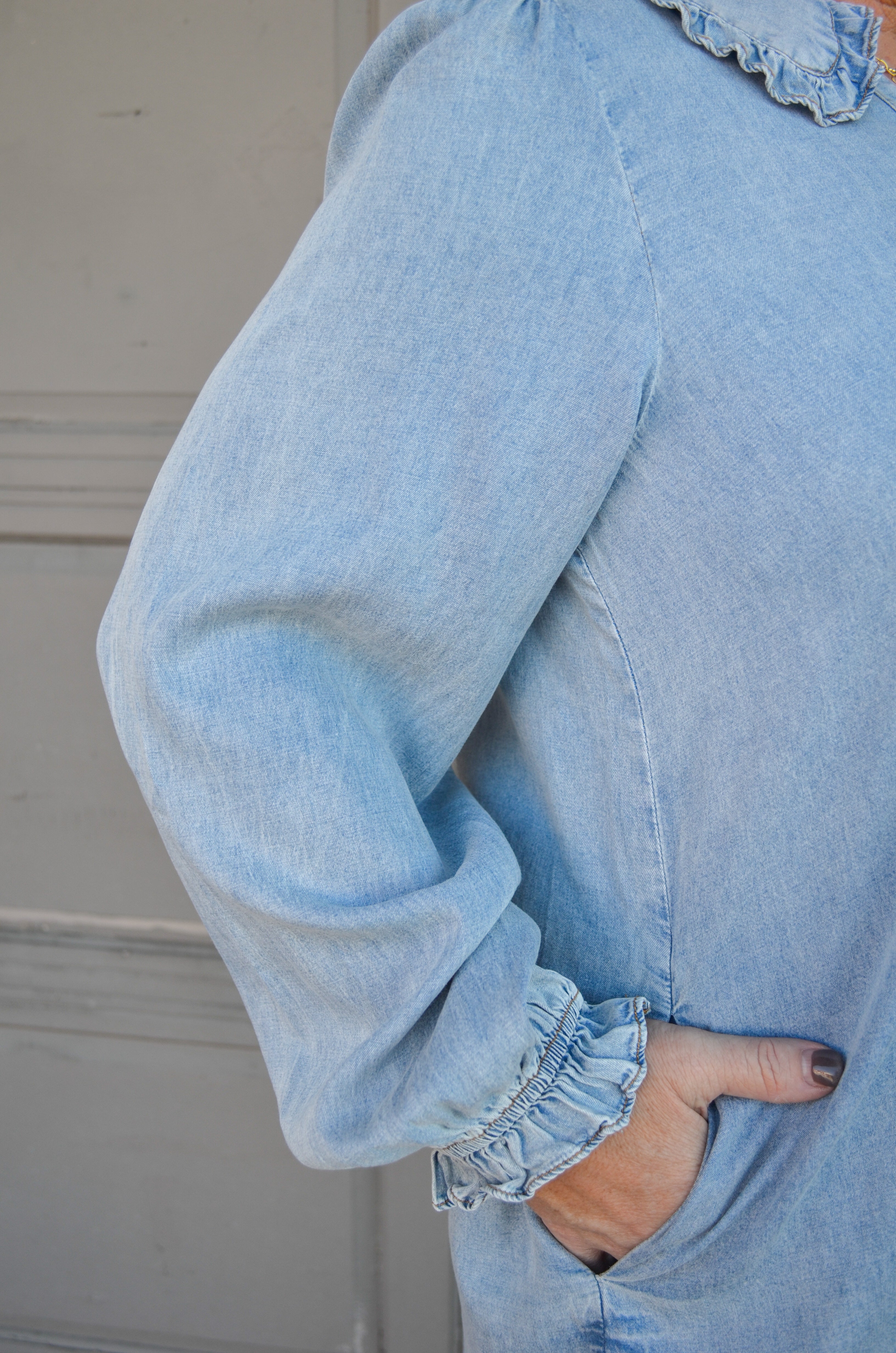 Happy Smiles Denim Dress