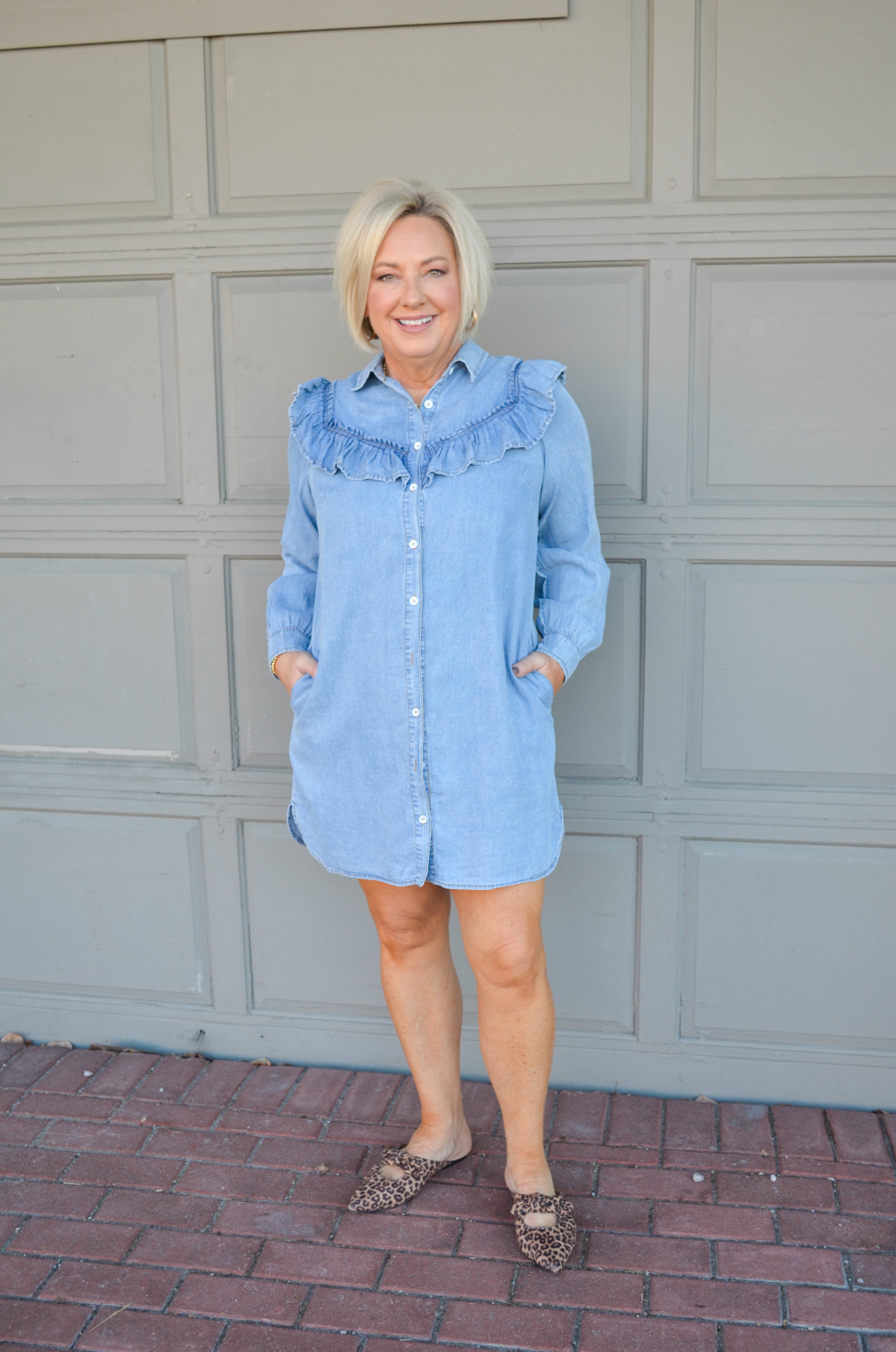 Downtown Dream Denim Dress