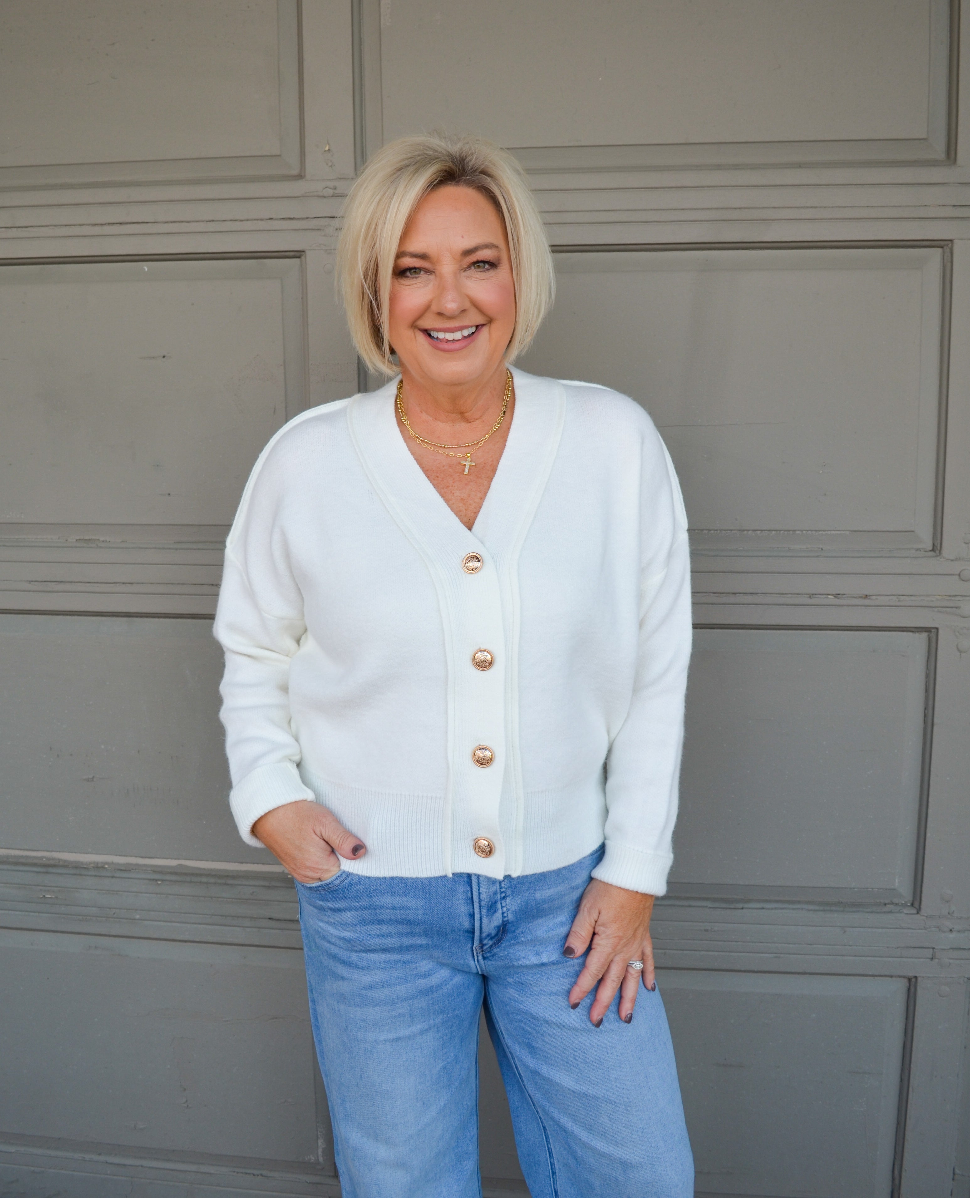 Chic Moment Cream Cardigan