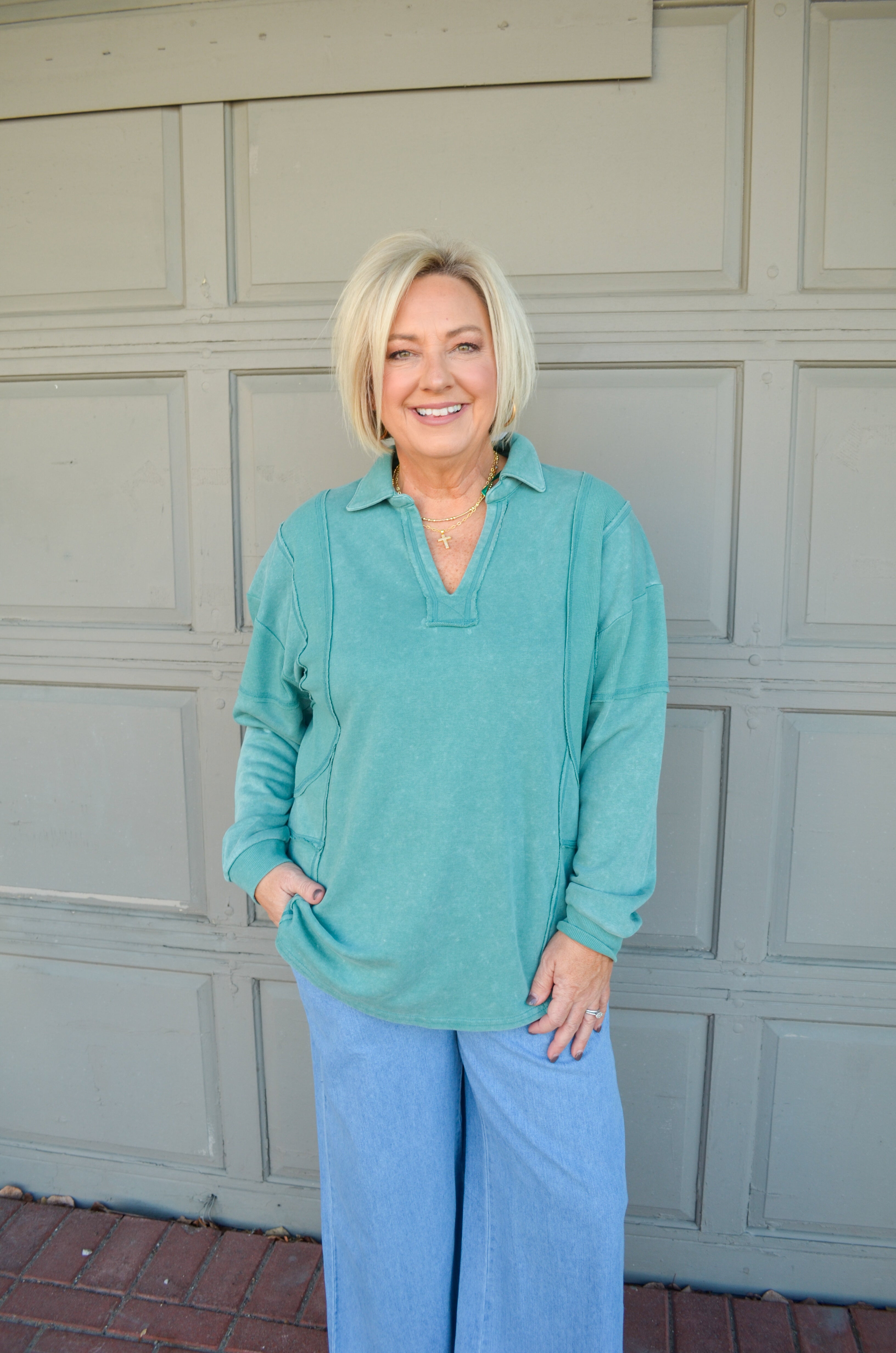 Sage Lounge with Me Pullover