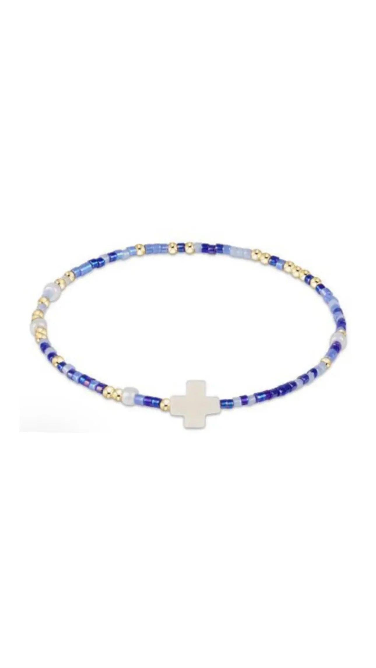 Egirl Hope Unwritten Signature Cross Bracelet-Is A Smurf’s Butt Blue?