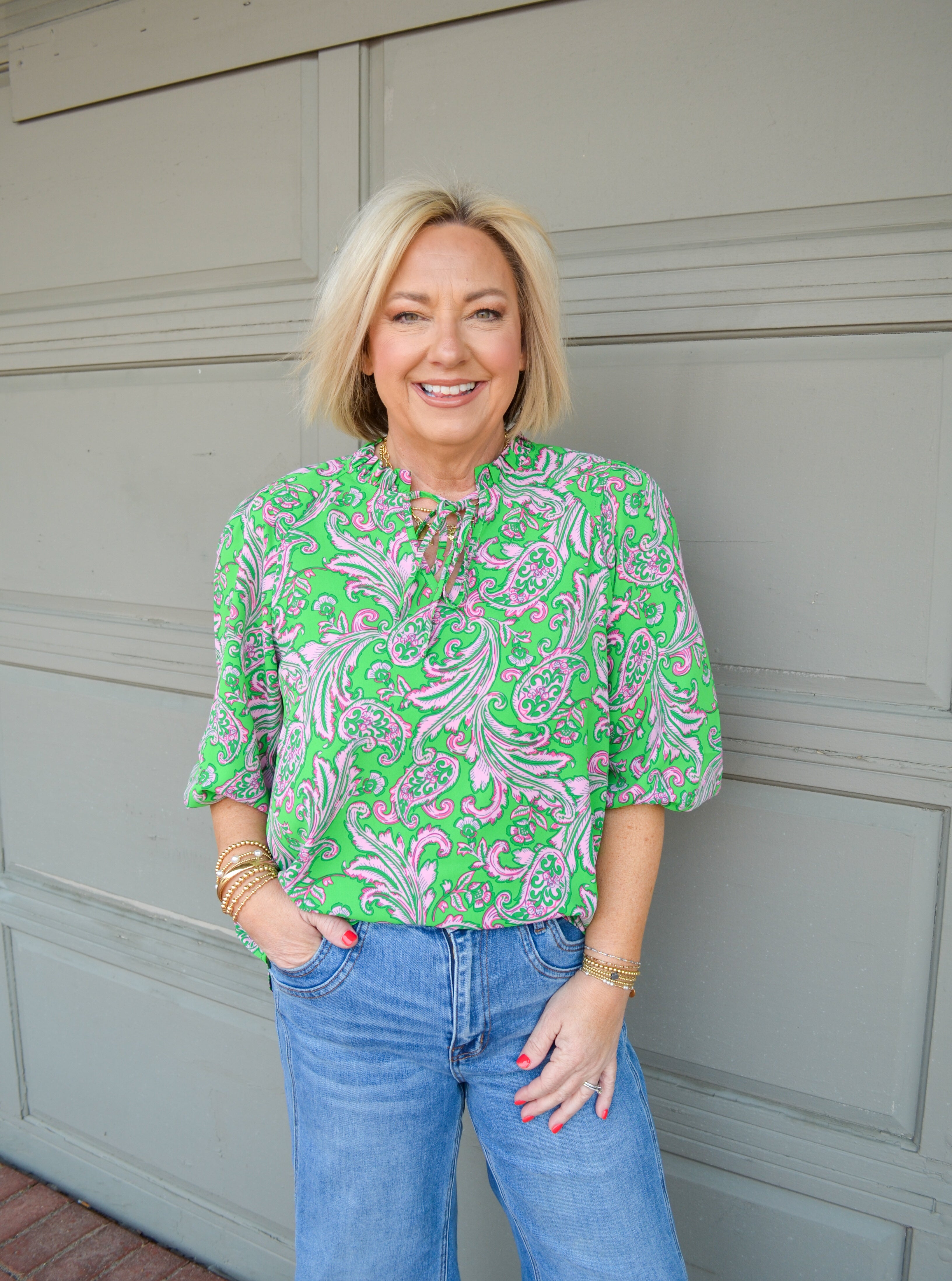 Pretty in Paisley Top