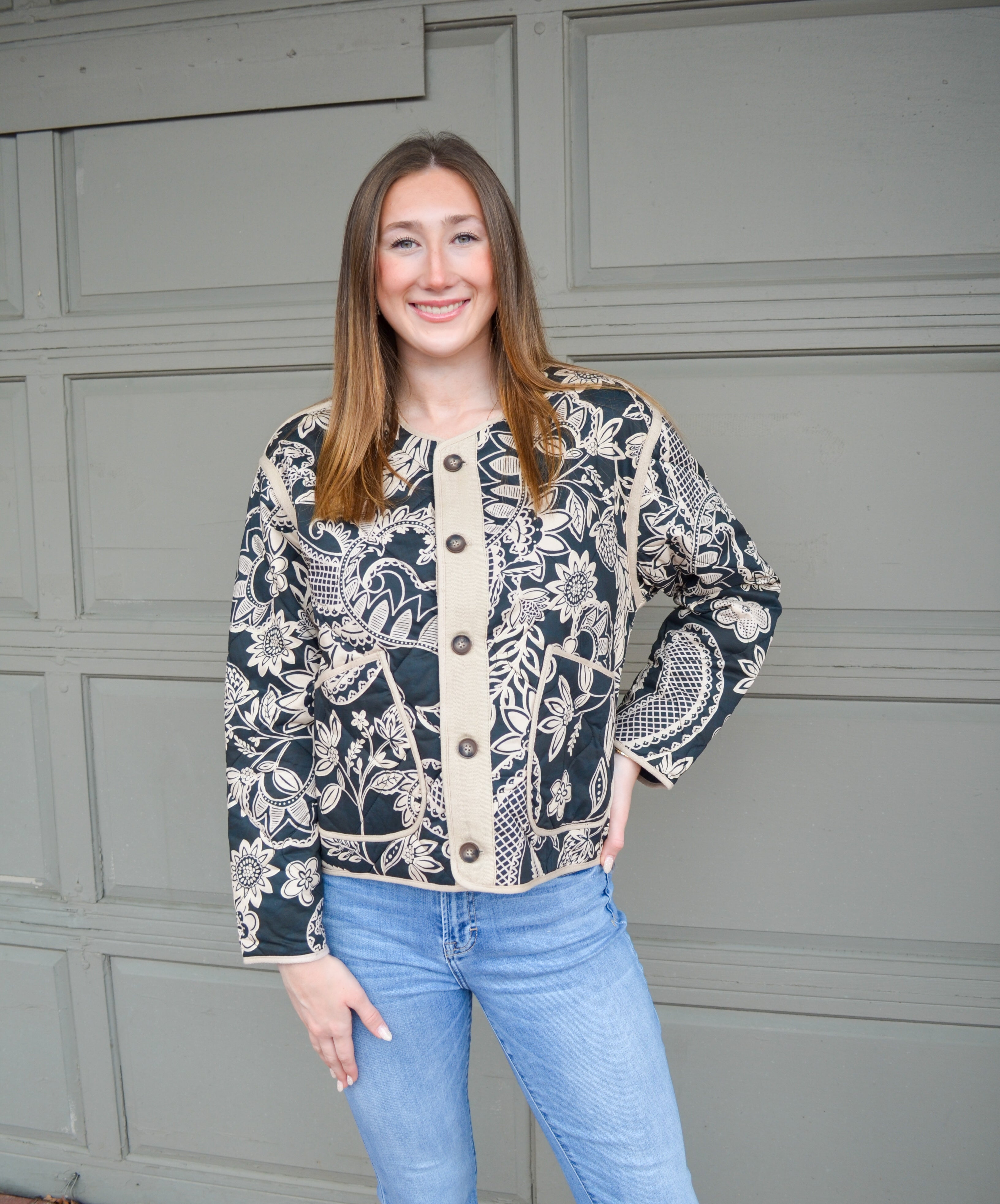 Hello Lovely Quilted Jacket