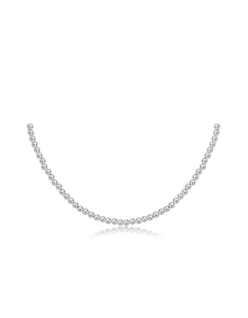 17” Choker Classic Sterling 3mm Bead