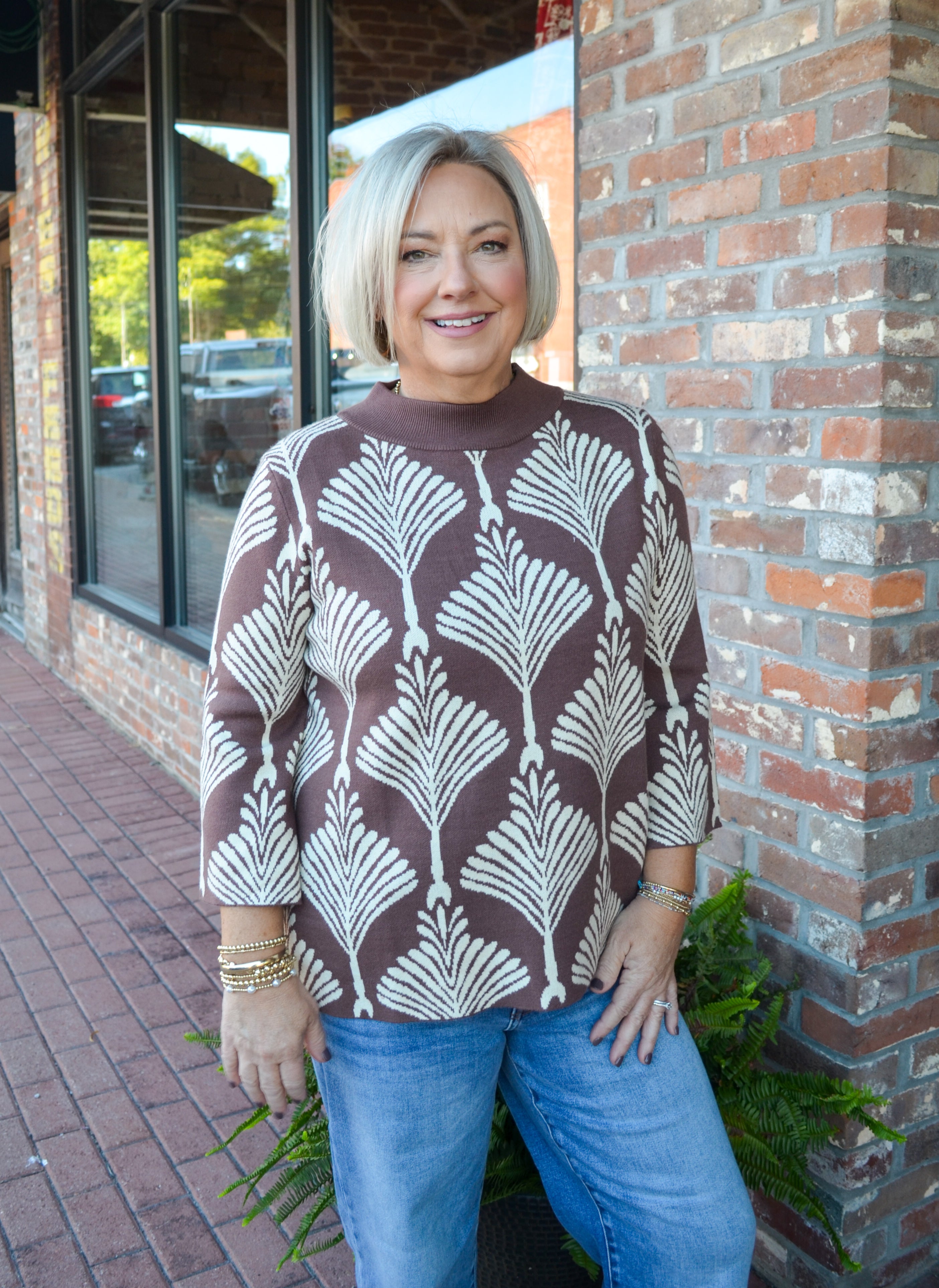 Brown Sweet Charmer Sweater