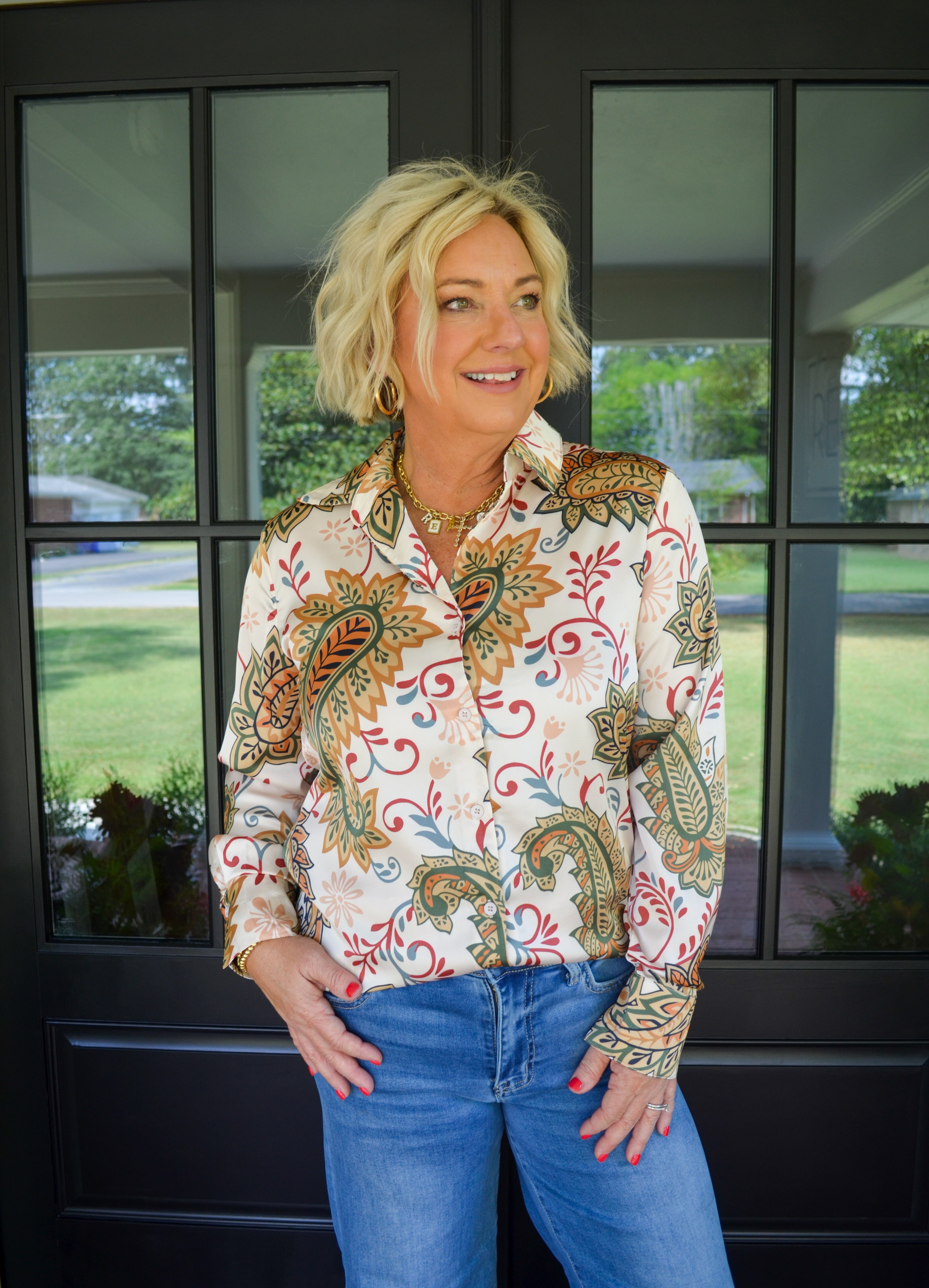 Charming Embrace Top in Cream