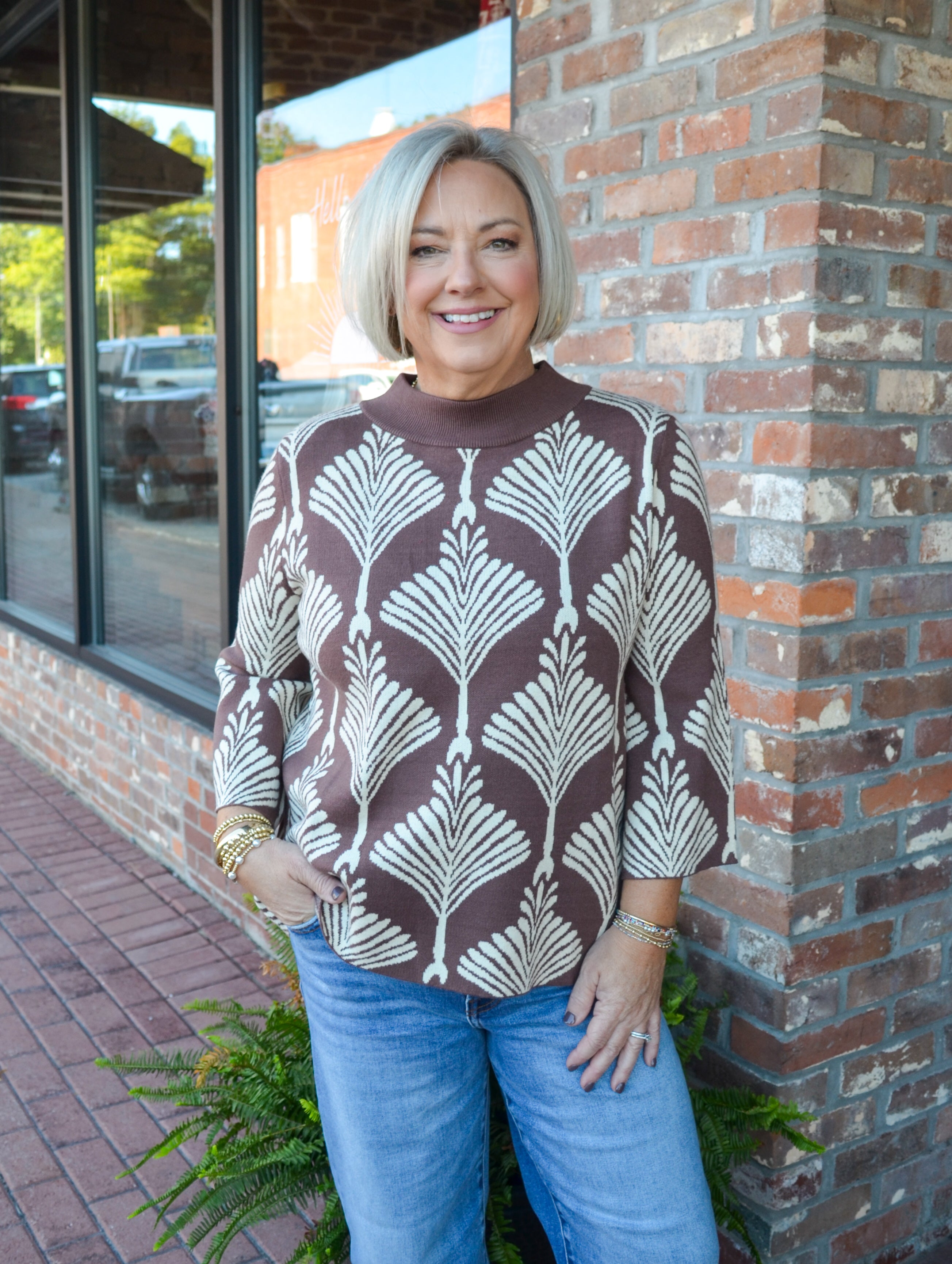 Brown Sweet Charmer Sweater