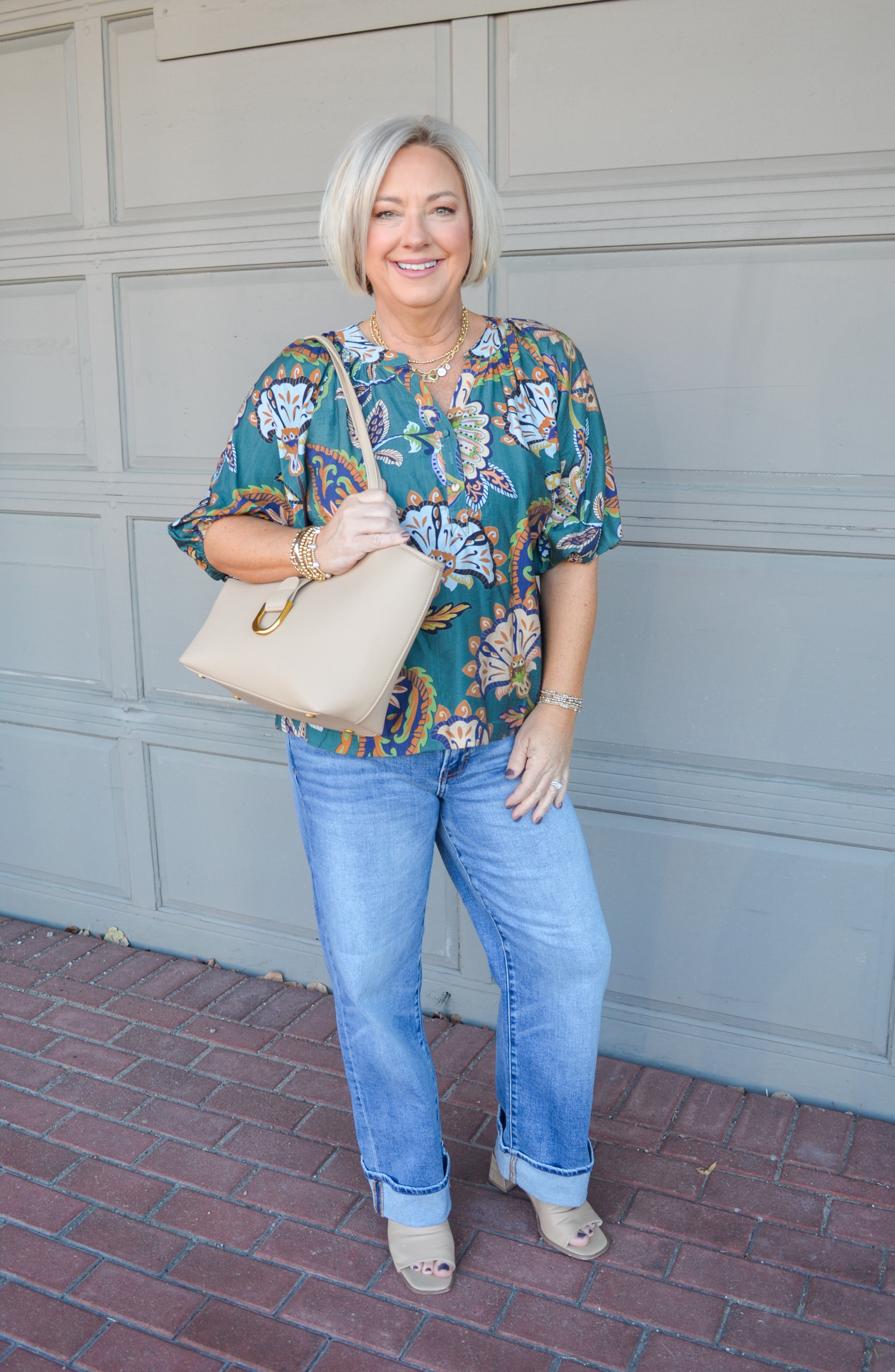 Graceful Smile Umgee Top in Teal