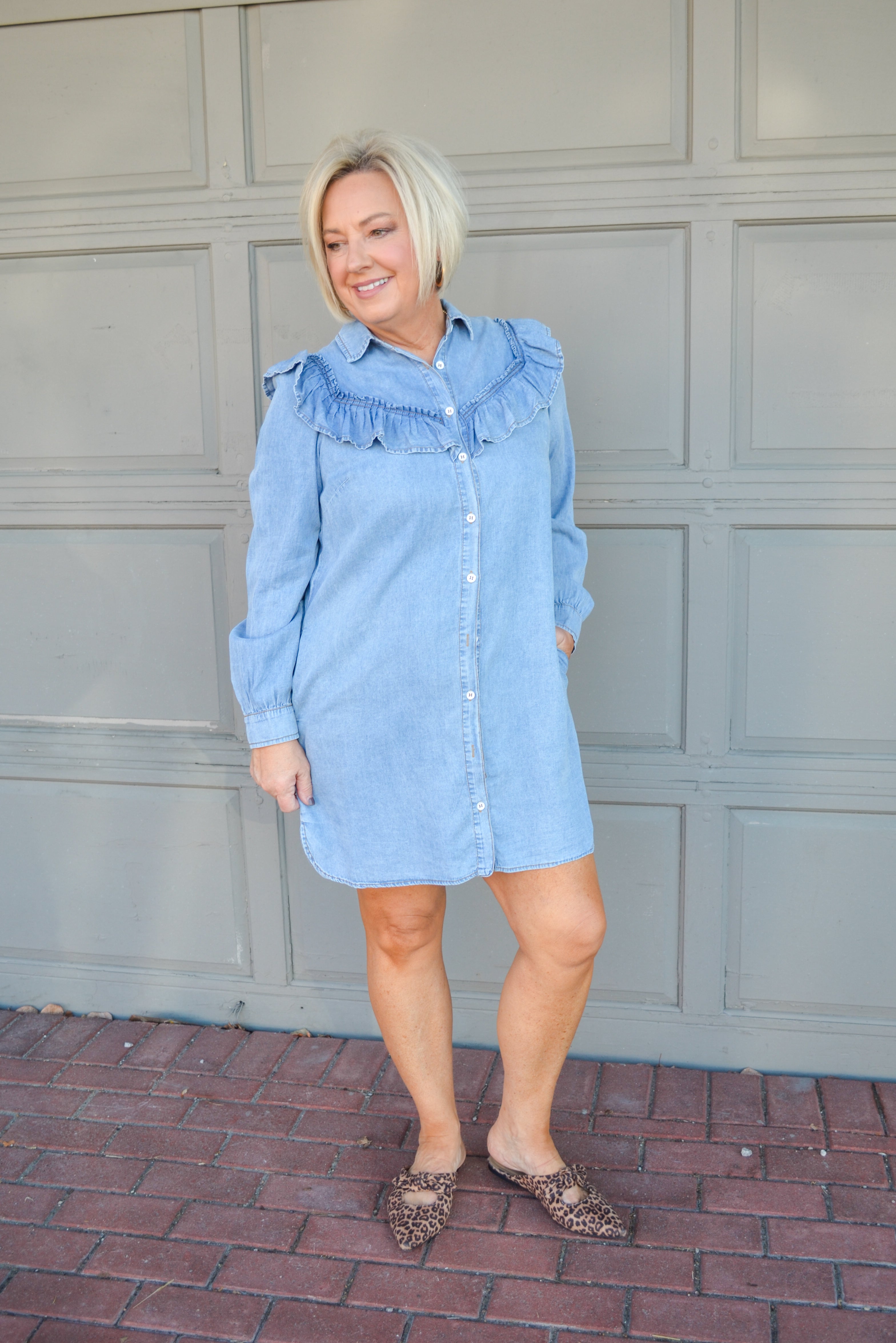 Downtown Dream Denim Dress
