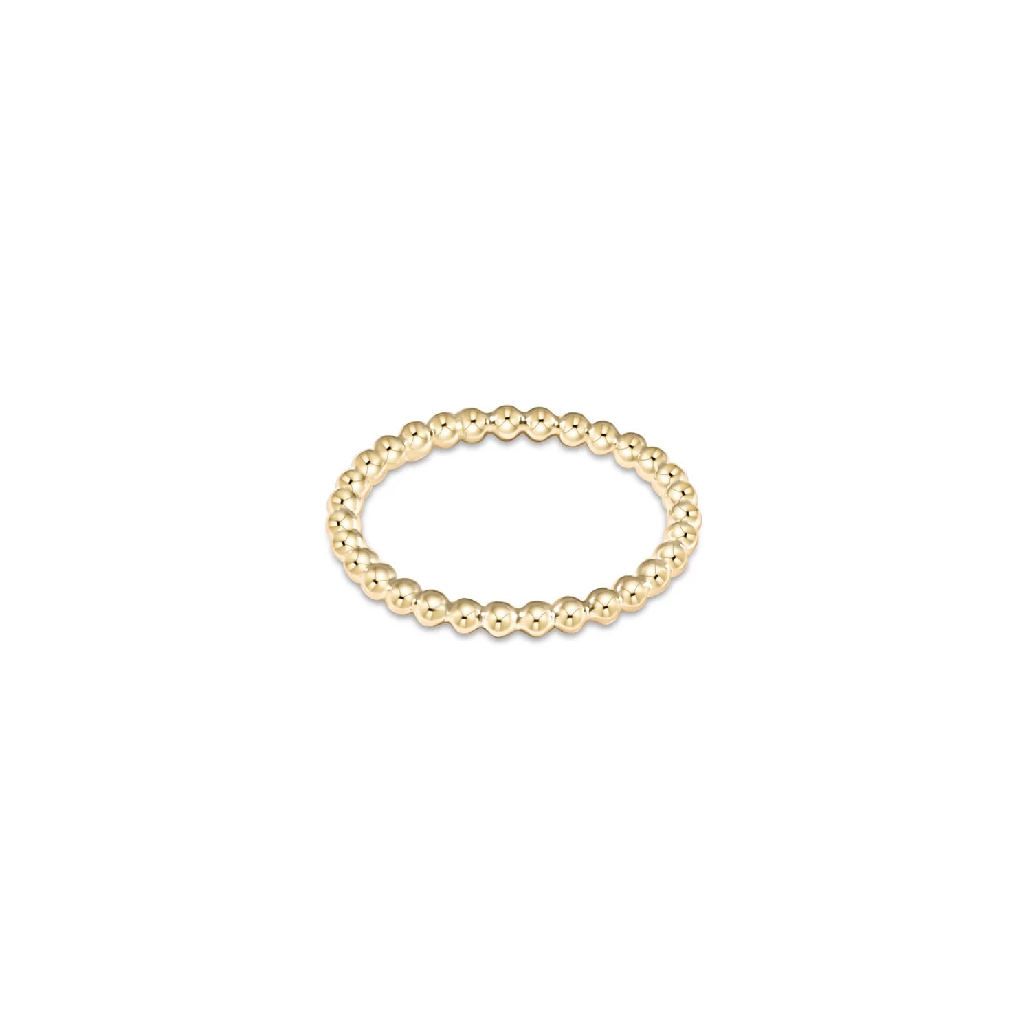 ENewton Classic Gold 2mm Bead Ring