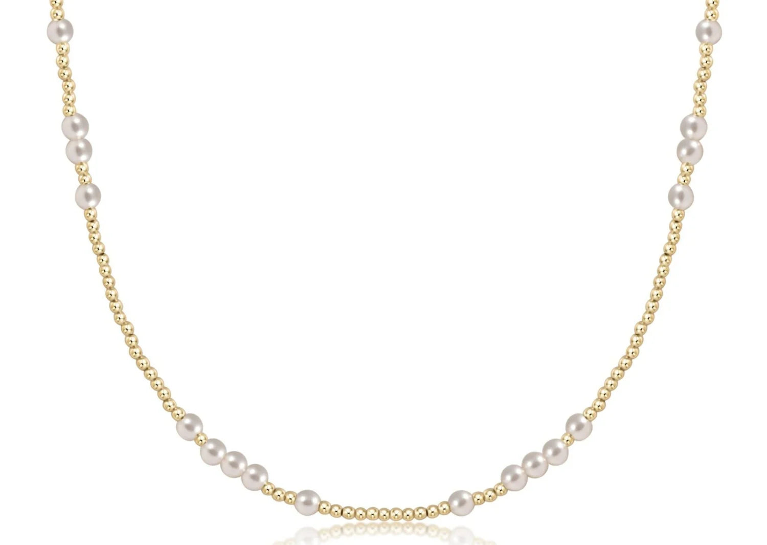 Enewton 15" Choker Hope Unwritten 4mm Pearl