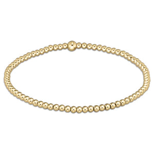 Extends Classic Gold 2.5mm Bead Bracelet