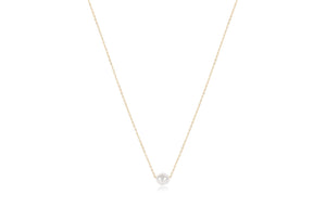 16" Necklace Gold Admire Pearl