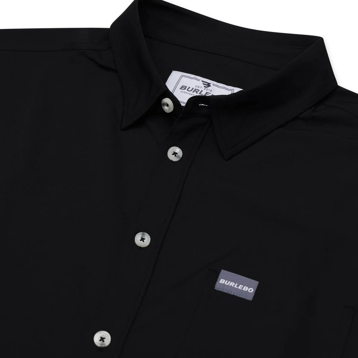 Burlebo Performance Button Up Black