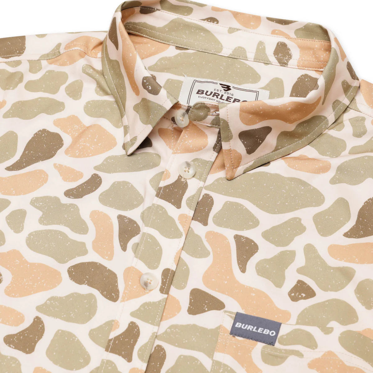 Burlebo Performance Button Up Venado Camo