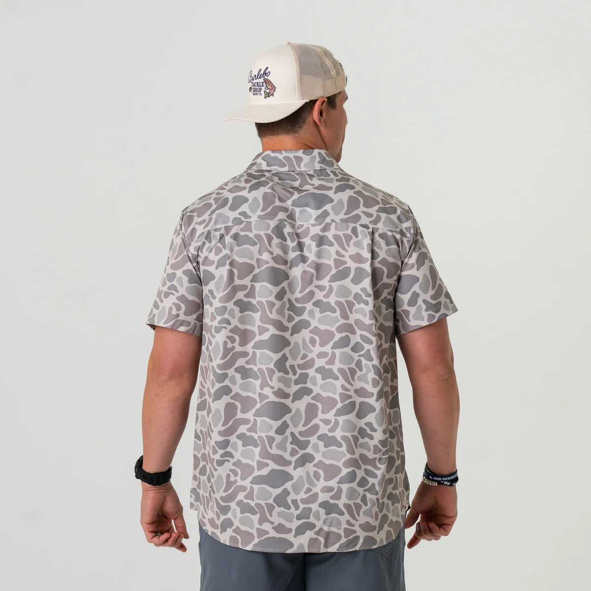 Burlebo Performance Button Up Classic Deer Camo