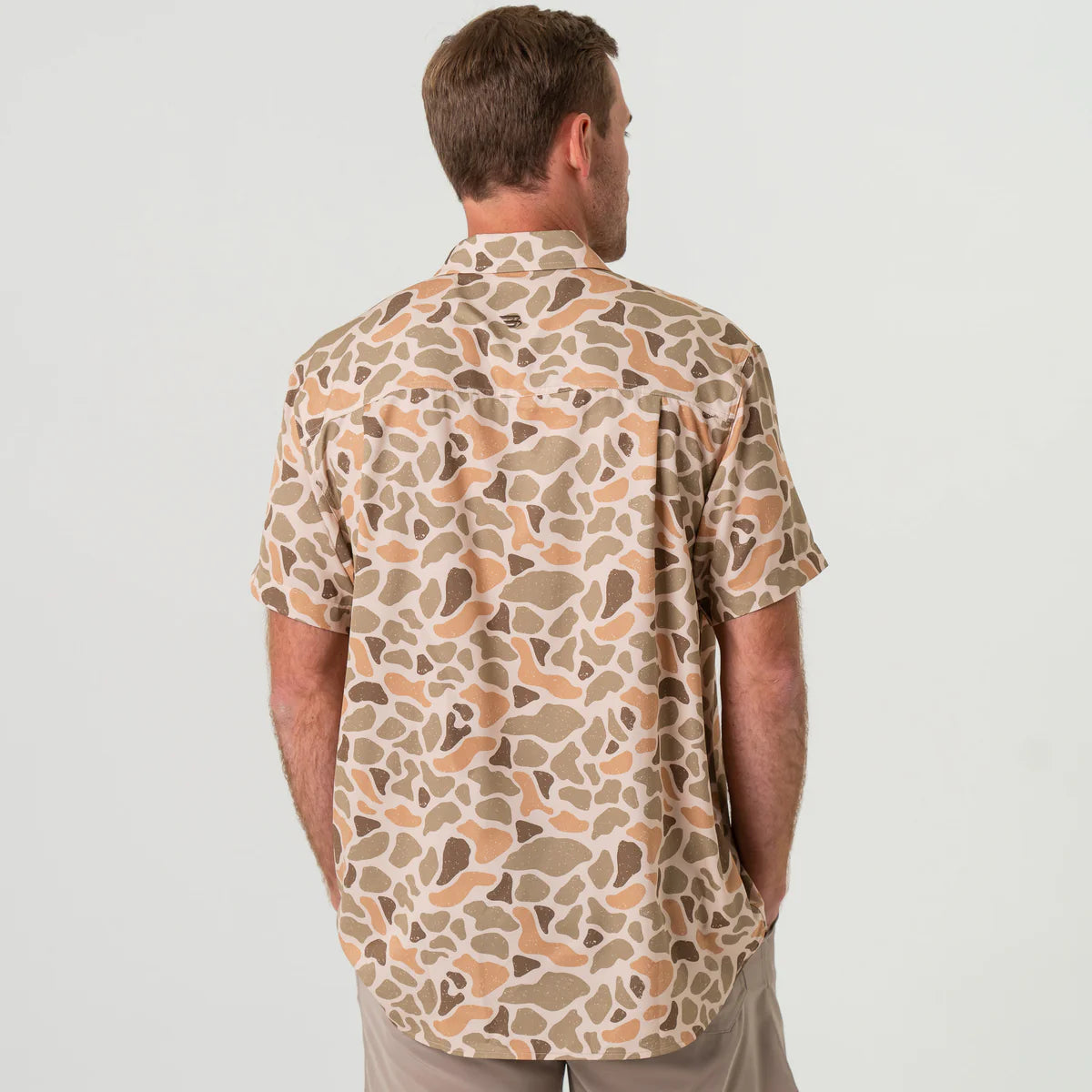 Burlebo Performance Button Up Venado Camo