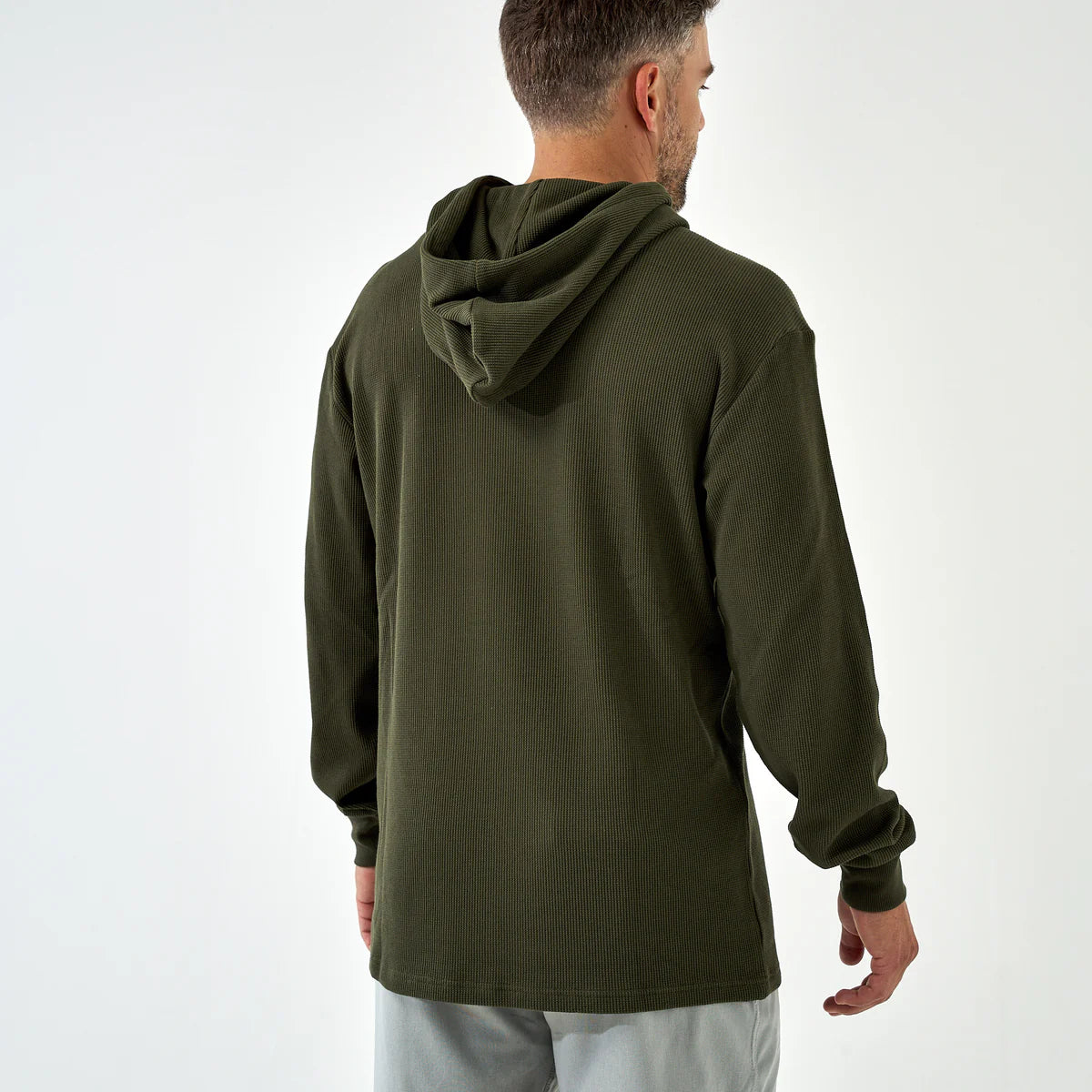 Burbelo Thermal Hoodie Mallard Green