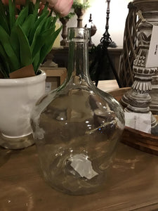 Clear Glass Bottle 10"