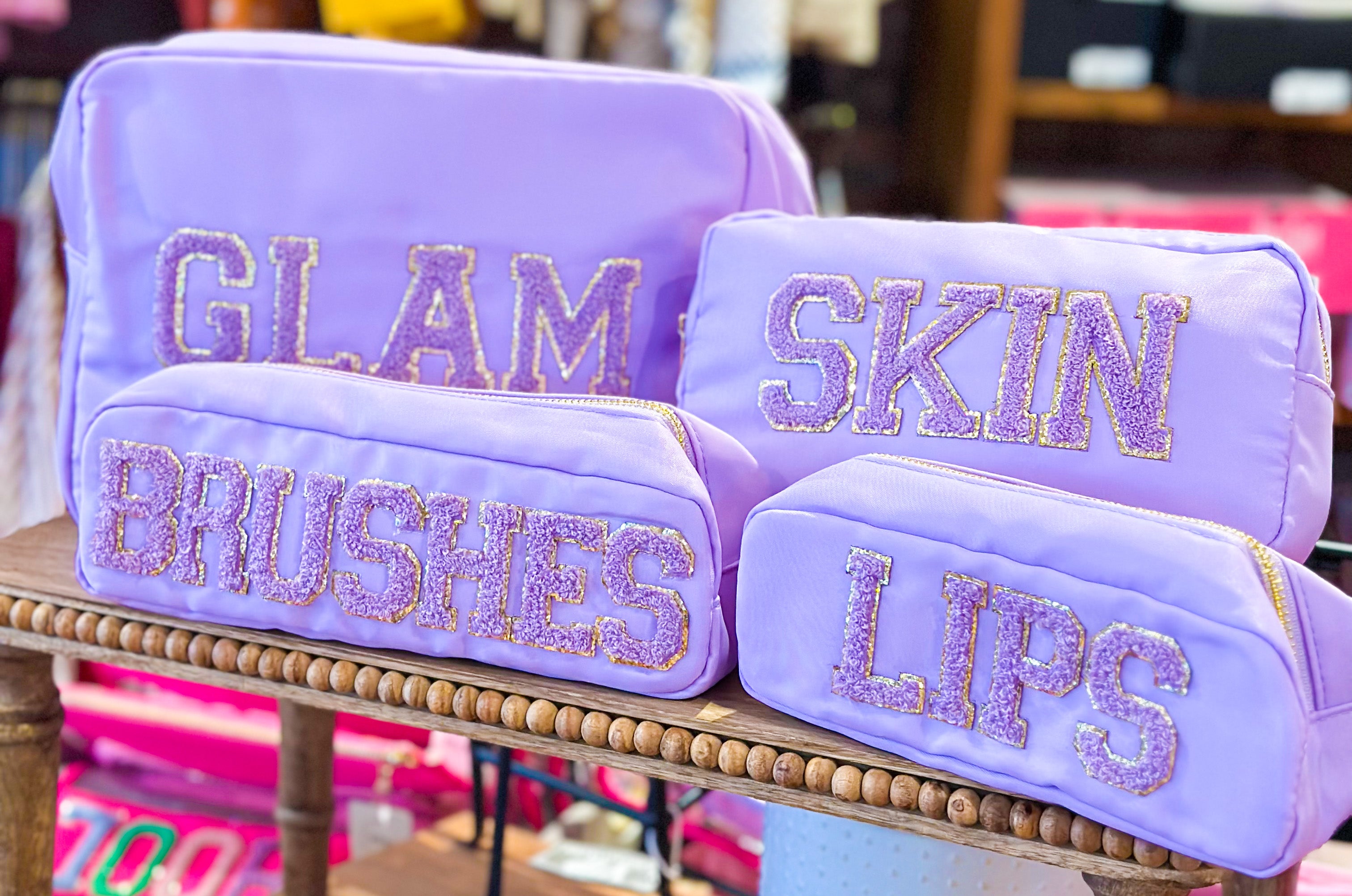 Purple Holiday Glam Bag Set