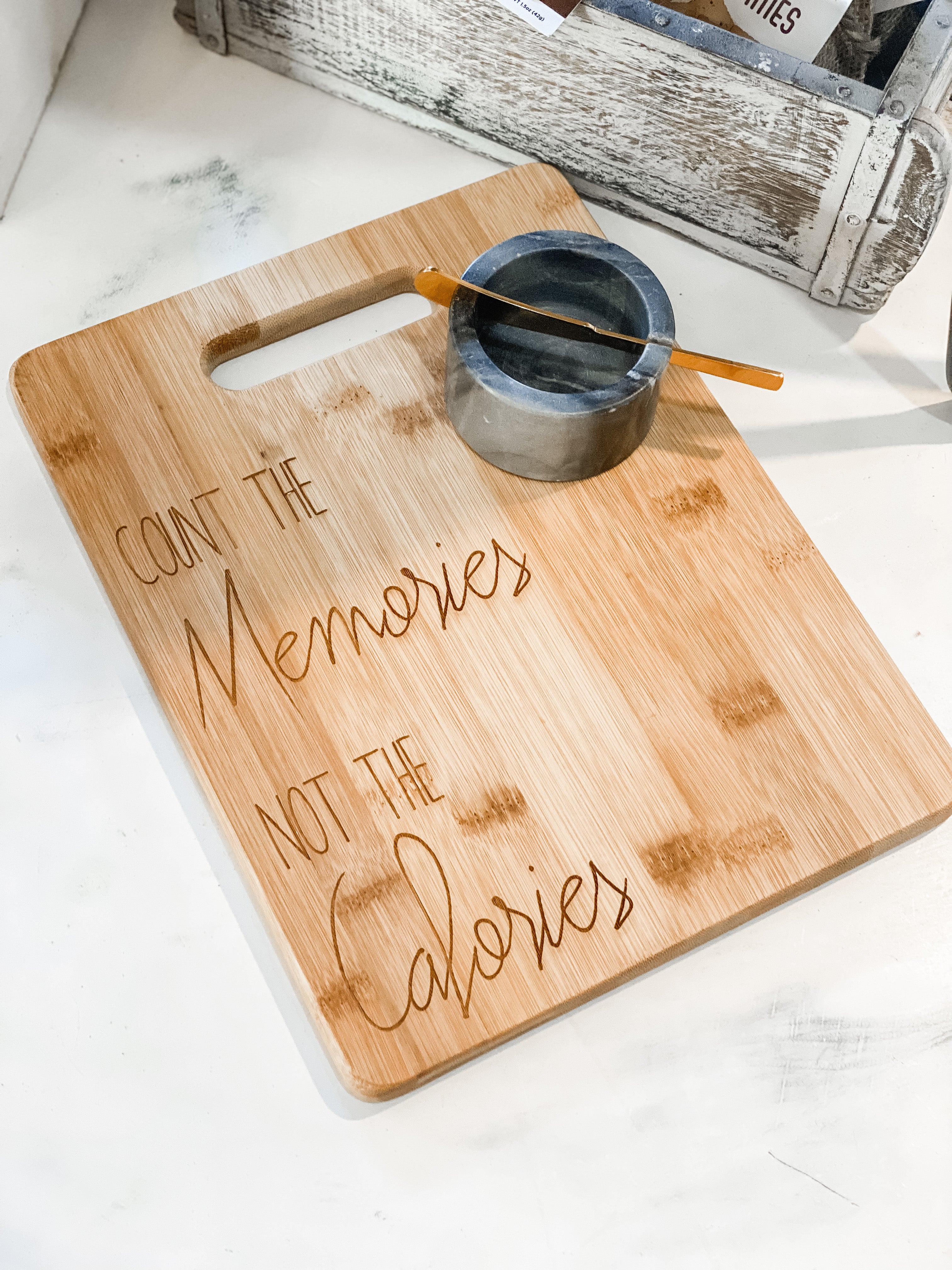 Count The Memories Cutting Board